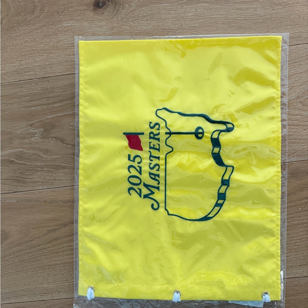 2025 Masters Yellow Golf Flag